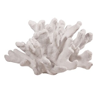Inna 6-inch White Faux Elkhorn Coral
