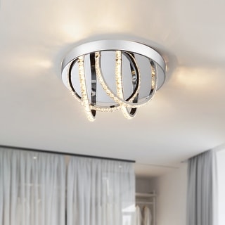 Flush Mount Integrated LED Ceiling Light Fixtures - 4Rings