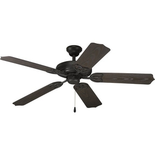 AirPro Collection 52" Five-Blade Indoor Outdoor Ceiling Fan - 11" x 52" x 52"