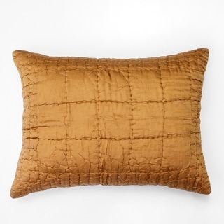 Cass Ochre Cotton Pillow Sham