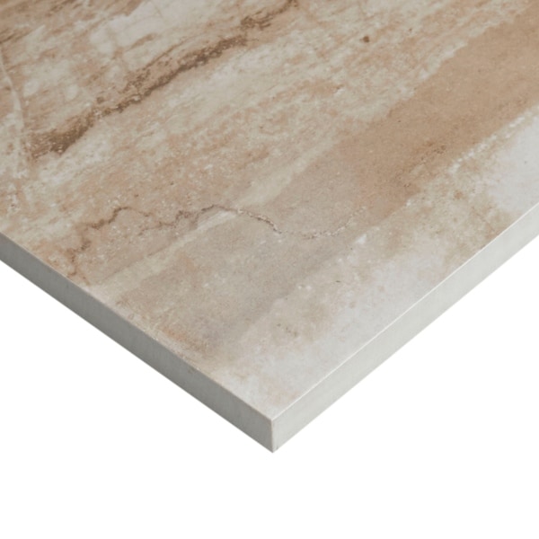 Marble Graphic 12x36-inch Polished Field Tile in Sandy Flats - 12x36