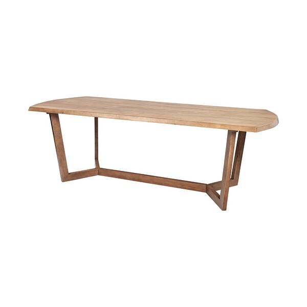 Denver Medium Brown Solid Wood Dining Table