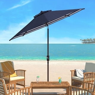 SAFAVIEH Athens Inside Out Striped 9-foot Outdoor Umbrella