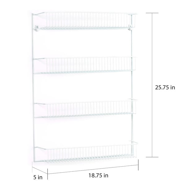 ClosetMaid Stainless Steel Multitier Wall Rack