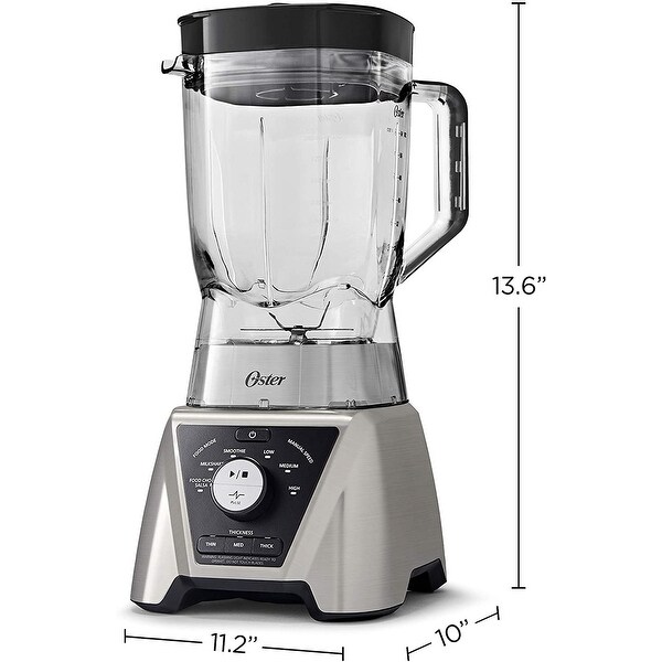 Oster BLSTTS-CB2-000 Pro Blender with Texture Select Settings - Brushed Nickel