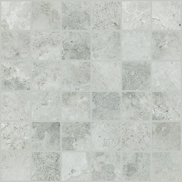Shaw Contour Mosaic - 2" Square Mosaic Floor Tile - Visual -
