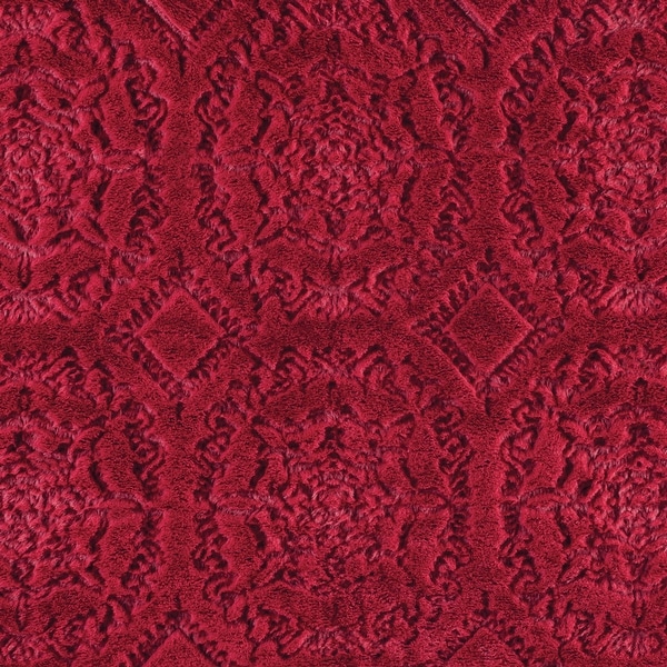 Exquisite Faux Fur Medallion Quilt with Scalloped Edges