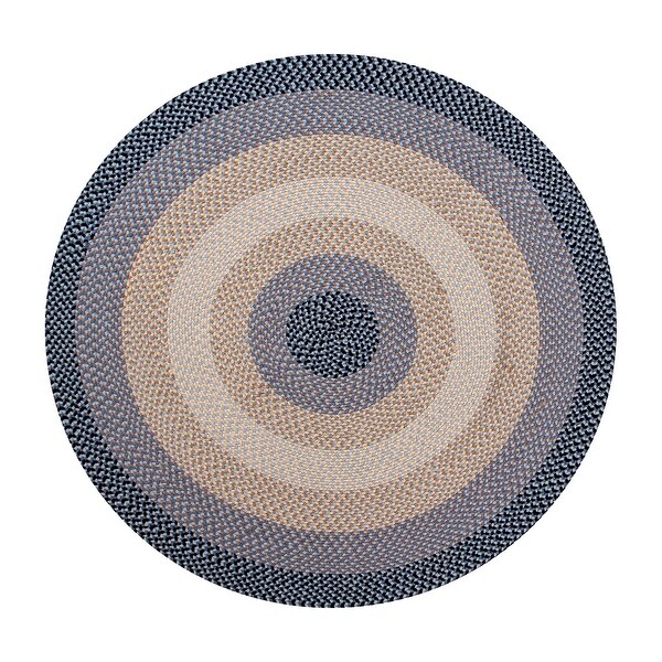 Better Trends Woodbridge Braid Reversible Indoor Area Utility Rug, 100% Wool