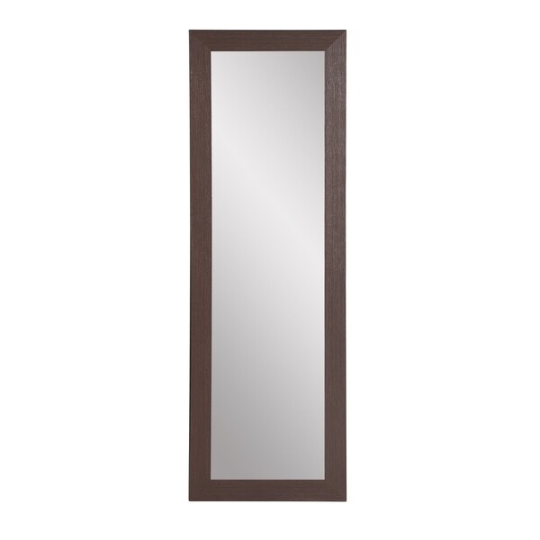 Modern Farmhouse Dark Brown Accent Mirror