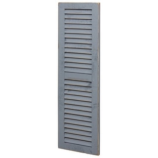 Set of 2 Country-Style Decorative 4' Louver Shutters
