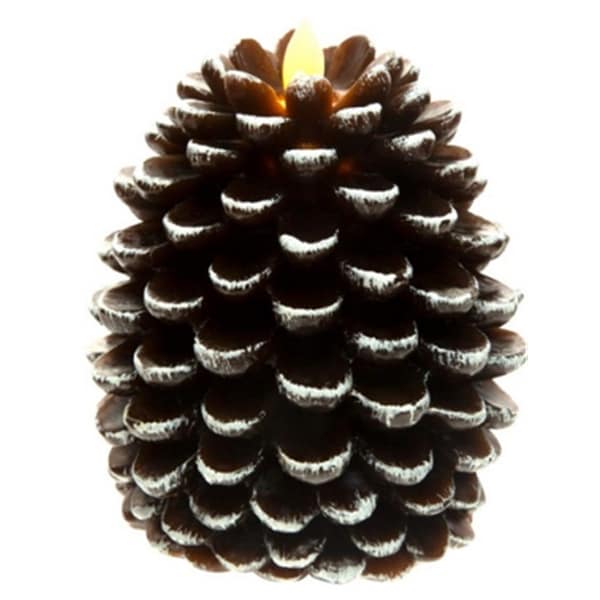 LED Pine Cone Candle (Set of 2)