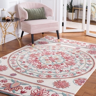 SAFAVIEH Handmade Bellagio Juana Modern Oriental Wool Rug