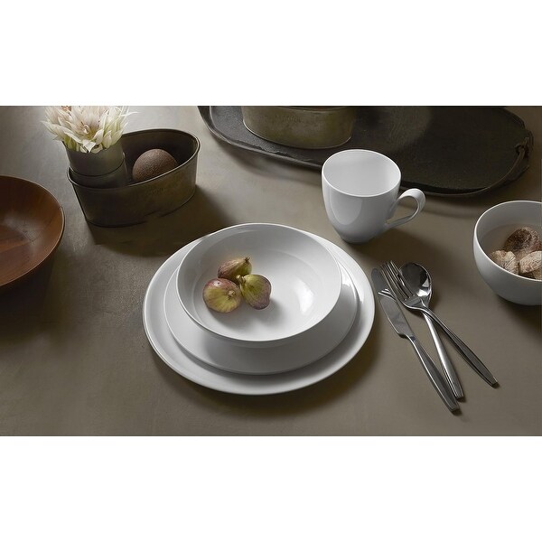 Nambe Bone China Soup Pasta Bowl - 9" D x 2" H