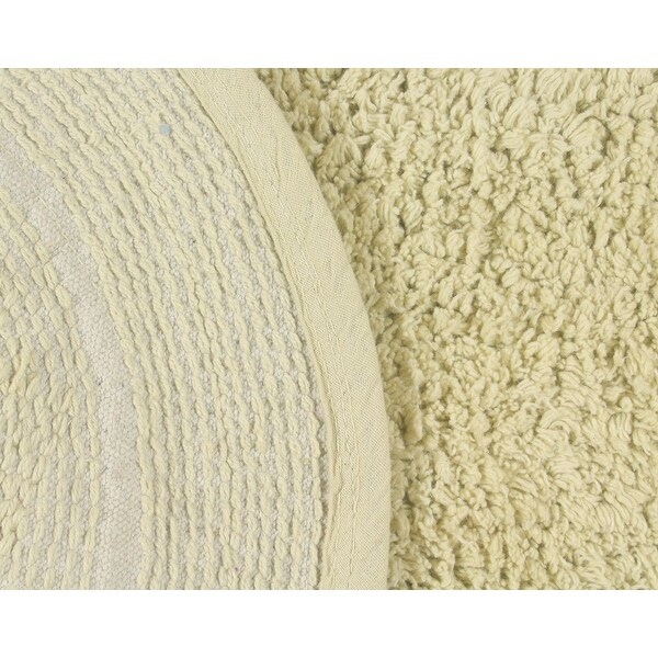 Double Ruffle Collection Absorbent Cotton Machine Washable Lid Cover