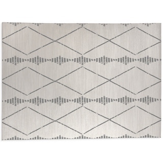 RIGGING IVORY & GREY Bath Rug By Kavka Designs