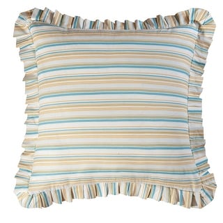 Natural Shells Stripe Euro Sham