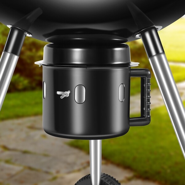 SUGIFT 22" Portable Premium Charcoal Grill with Cover