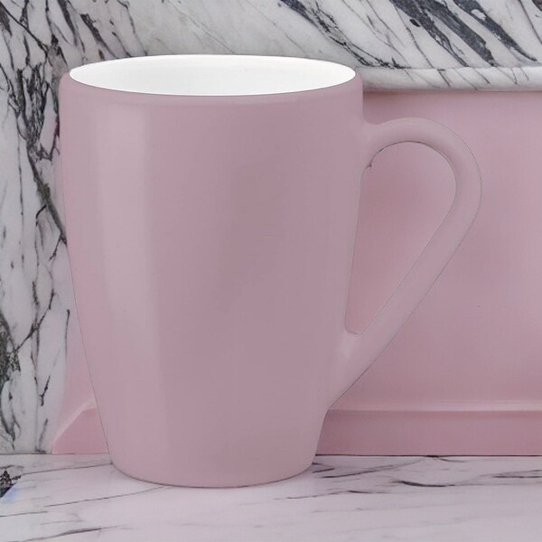 Bormioli Rocco Icon Mug 11.5 oz Opal Glass Set of 6