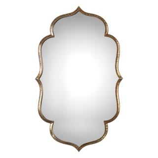 Uttermost Zina Gold Mirror - Antique Black - 23.75x39.25x0.75