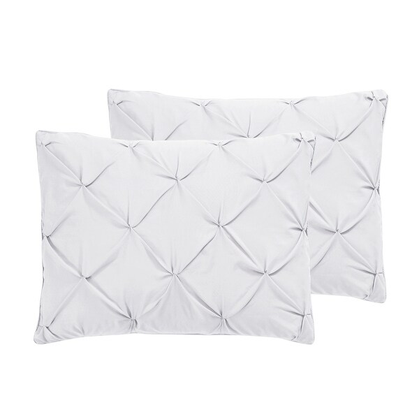 VCNY Carmen 3-Piece Pintuck Duvet Cover Set