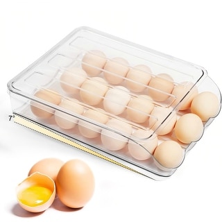 Auto Rolling Storage Container 18 Egg Tray - 1 Layer