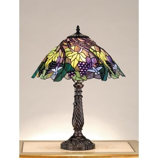 Meyda Tiffany Stained Glass / Tiffany Accent Table Lamp from the