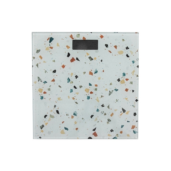 Digital Glass Body Scale (Square - Terrazzo) - Multi