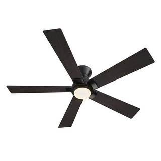 Livingston 52-inch Indoor Ceiling Fan with Remote,Dimmable LED Light Kit & Reversible DC motors. - N/A