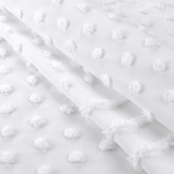 Dotted Chevron Shower Curtain