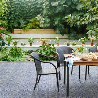 Merola Tile Klinker Alcazar Magnolia Encaustic 12.75" x 12.75" Ceramic Floor and Wall Quarry Tile