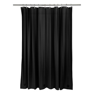 Bath Bliss Heavy Weight Shower Liner in Black