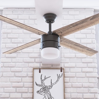52" Prominence Home Chism Indoor Ceiling Fan, Espresso Bronze - 52