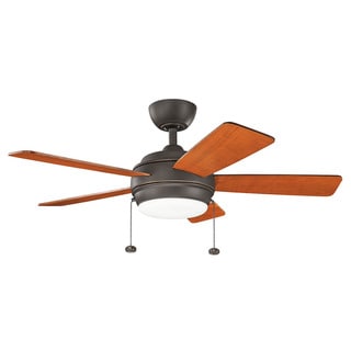 Kichler Lighting Starkk Collection 42-inch Olde Bronze LED Ceiling Fan