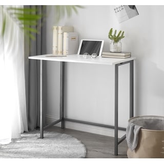 Urban Shop Folding Computer Desk with Tablet Slot