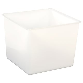 Tot Mate TM7519R.S0000 Small Opaque Bin - 10 5/8" x 10" x 8 1/2" - 5/Pack