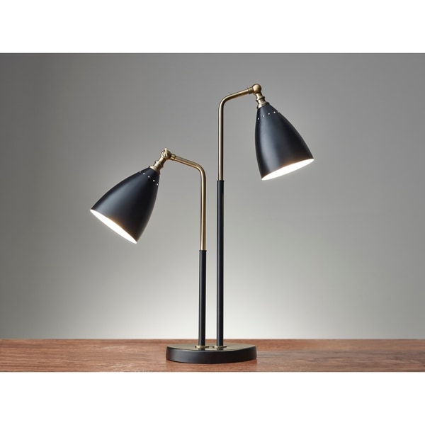 Adesso Antique Brass Chelsea Table Lamp