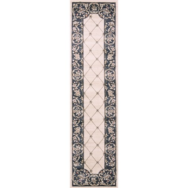 Domani Avon Elegant Victorian Trellis Rug