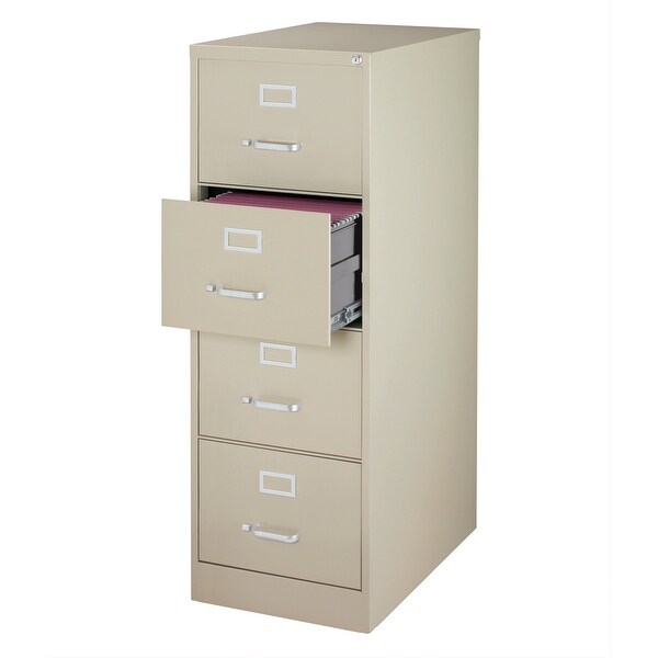 Hirsh 26.5"D 4-drawer Legal Size Commercial Vertical File Cabinet