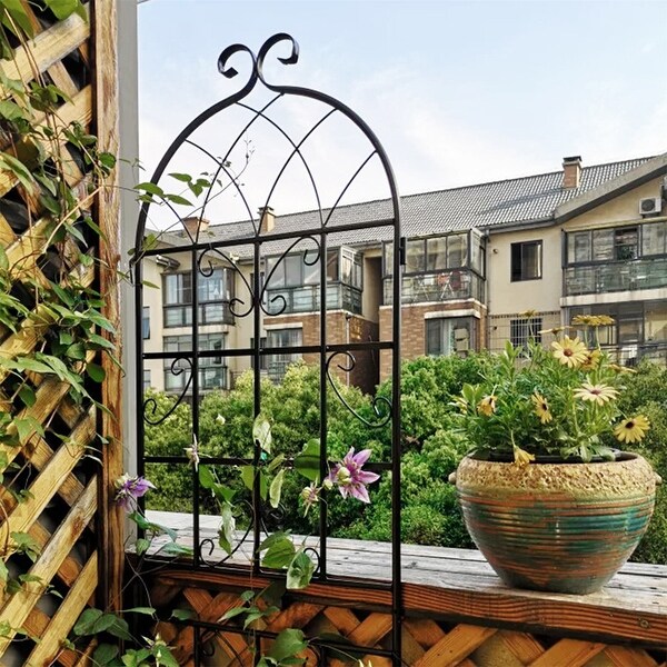 2 Pack Metal Garden Trellis Rustproof Trellis