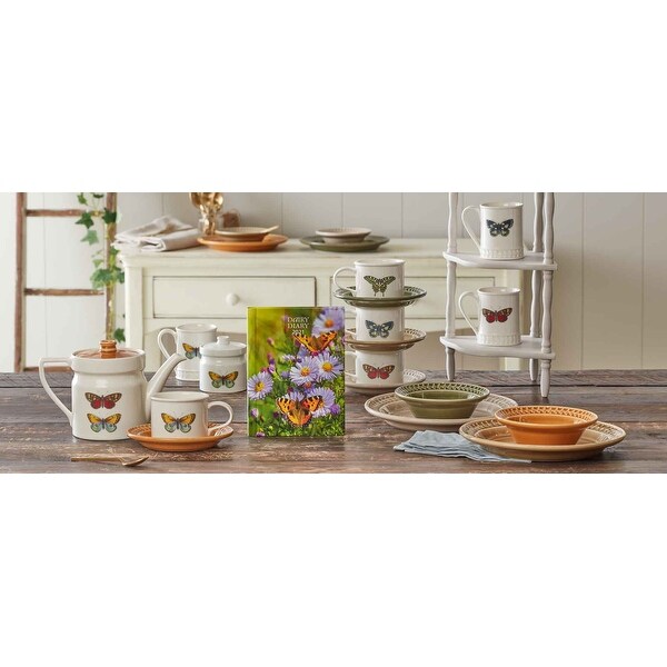 Portmeirion Botanic Garden Harmony 12 oz. Embossed Tankard Mug