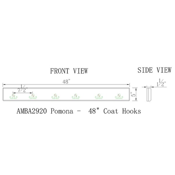 Carbon Loft Lawrence 48-inch Reclaimed Wood Wall Coat Hook