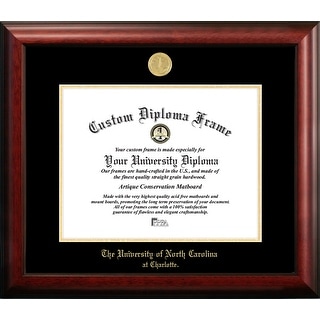 University of North Carolina, Charlotte 14w x 11h Gold Embossed Diploma Frame