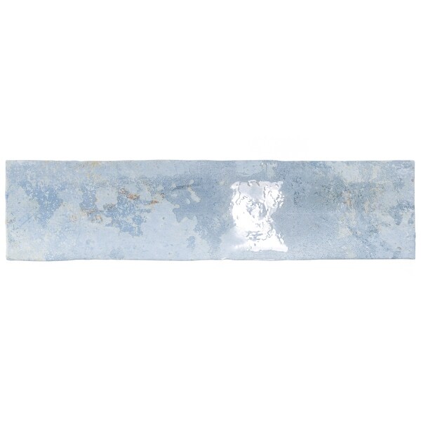 Merola Tile Biarritz Blue 3" x 11-7/8" Ceramic Wall Tile