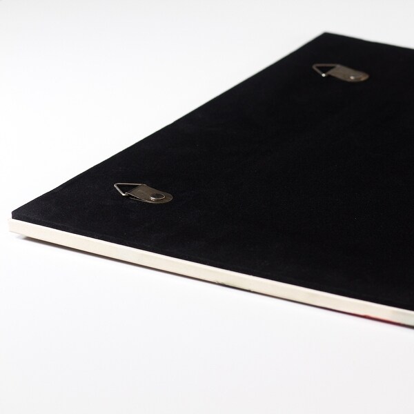 La Pastiche Gustav Klimt 'The Kiss' Hand Painted Felt Backed Wall Accent Tile