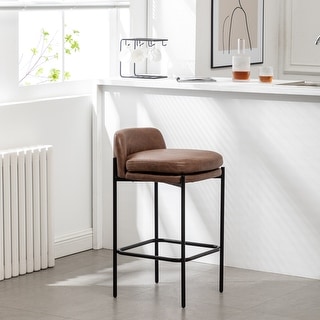 Modern Mid-Back Counter Stool
