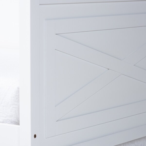 Taylor & Olive Orchid Farmhouse Wood Daybed with Trundle