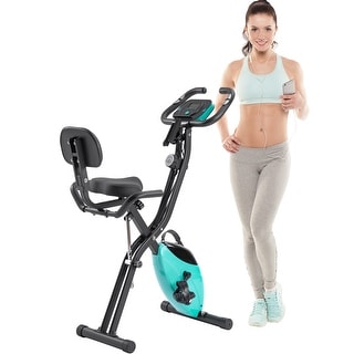 Folding Exercise Bike Fitness Upright and Recumbent X-Bike - 25*19.7*47.6INCH