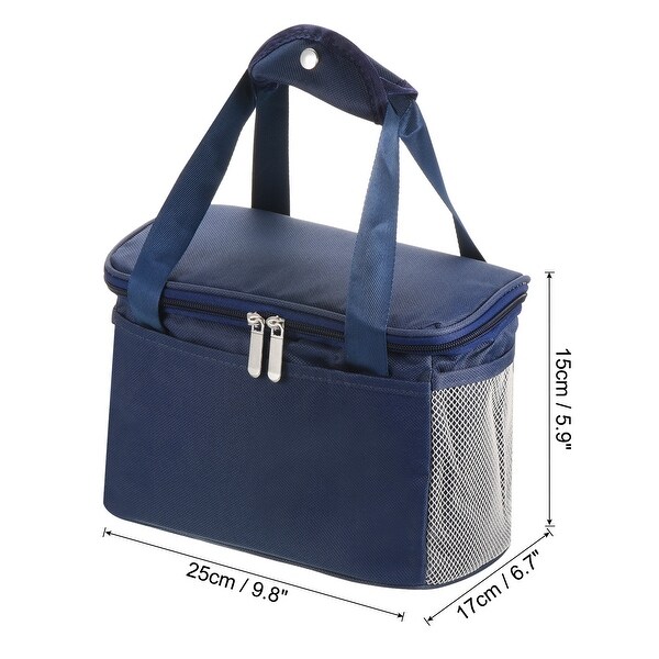 Lunch Box for Women/Men, Insulated Cooler Lunch Bag, 5.9x6.7x9.8 Inch