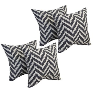 17-inch Square Polyester Outdoor Throw Pillows (Set of 4)