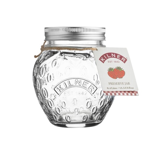 Set of 6 Strawberry Fruit Jars